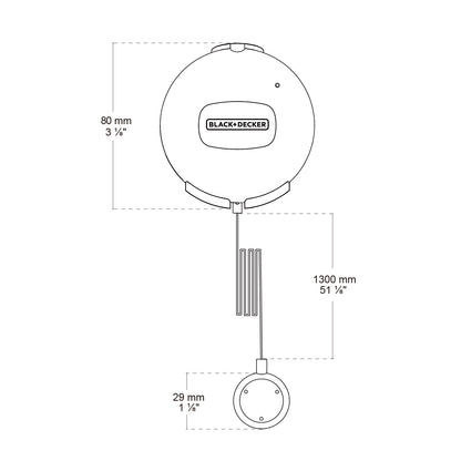Détecteur d'eau Wi-Fi intelligent Black & Decker