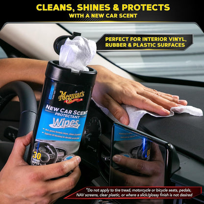 Lingettes protectrices Meguiar's New Car Scent