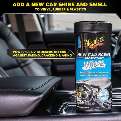 Lingettes protectrices Meguiar's New Car Scent