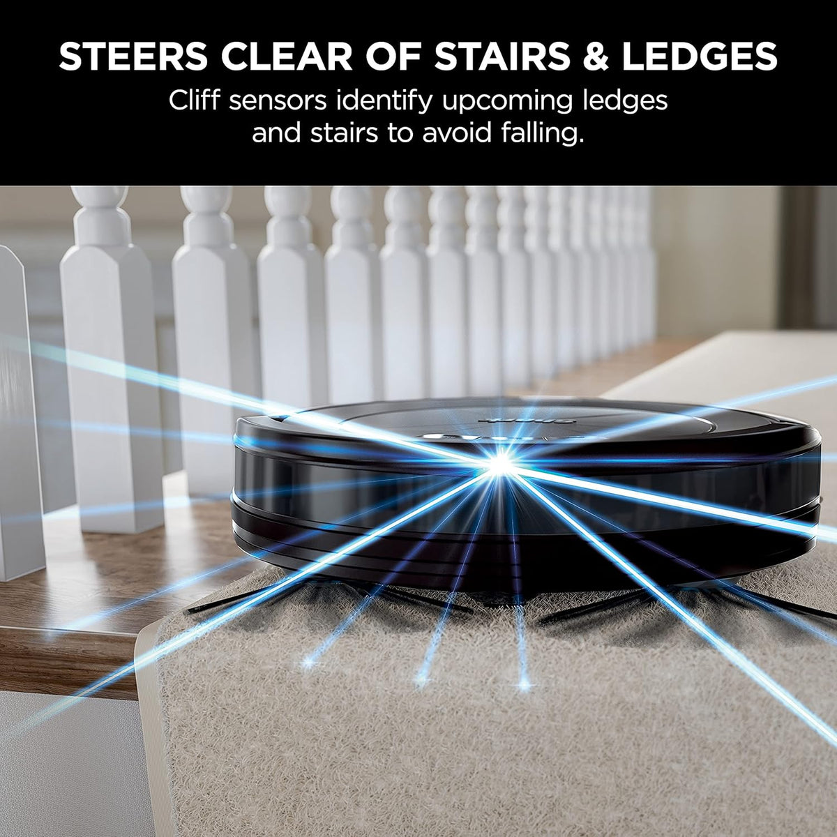 Shark RV754CA ION Robot Aspirateur Remis à Neuf Nettoyage Multi Surface - Noir