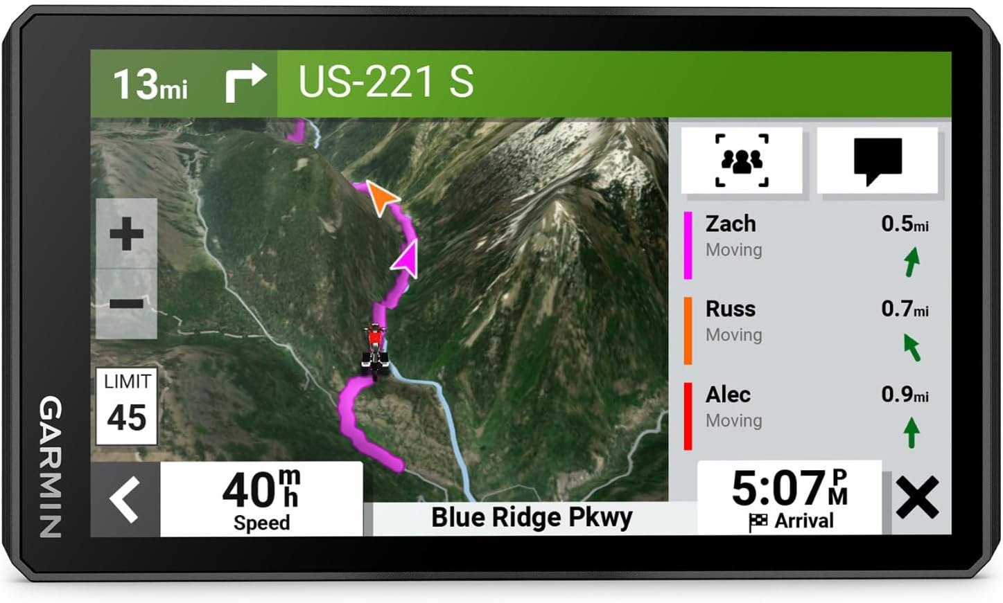Navigateur moto Garmin Zumo XT2