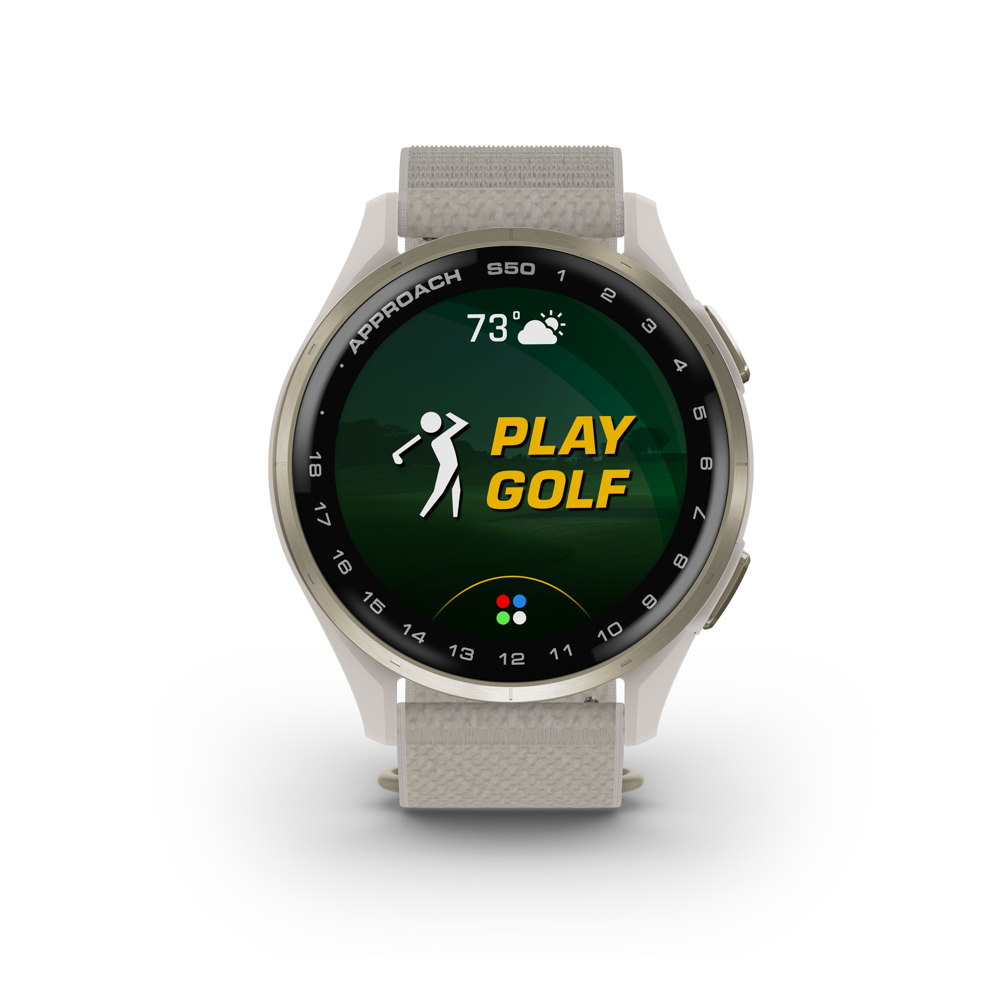 Garmin Approach S50 - Cream Gold