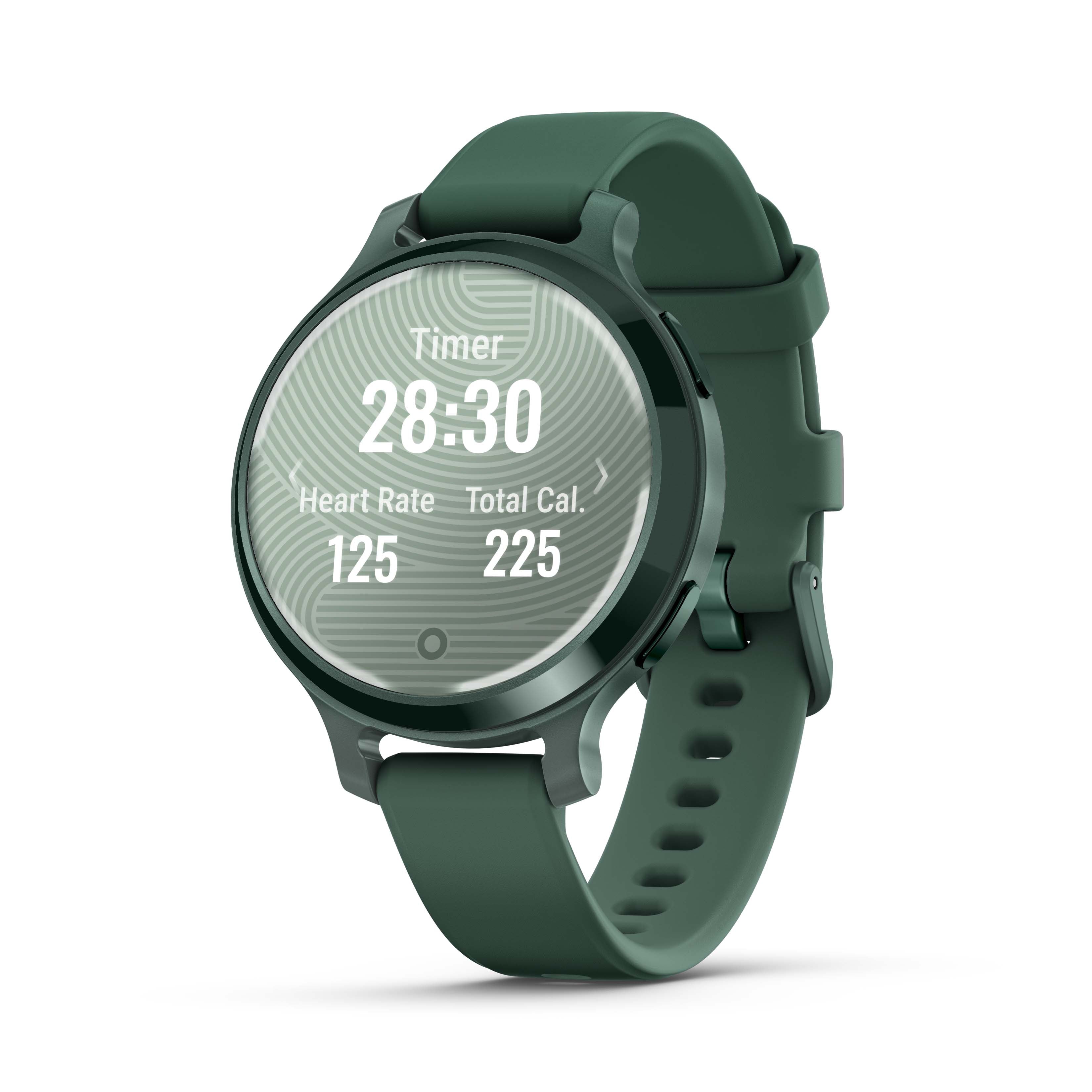 Garmin Lily 2 with Silicone Band - Jasper Green