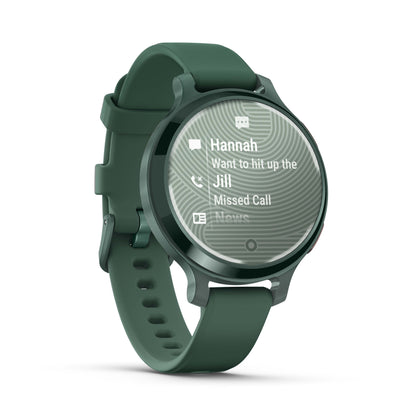 Garmin Lily 2 with Silicone Band - Jasper Green