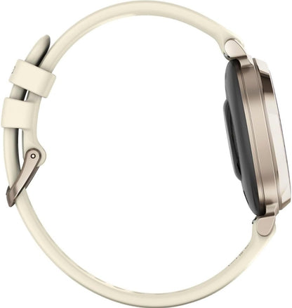 Garmin Lily 2 avec bracelet en silicone osseux - Lunar Gold