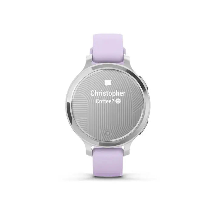Garmin Lily 2 avec bracelet en silicone - Silver Purple