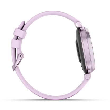 Garmin Lily Smartwatch with Silicone Band - Lilac