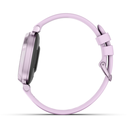 Garmin Lily Smartwatch avec bracelet en silicone - Lilas