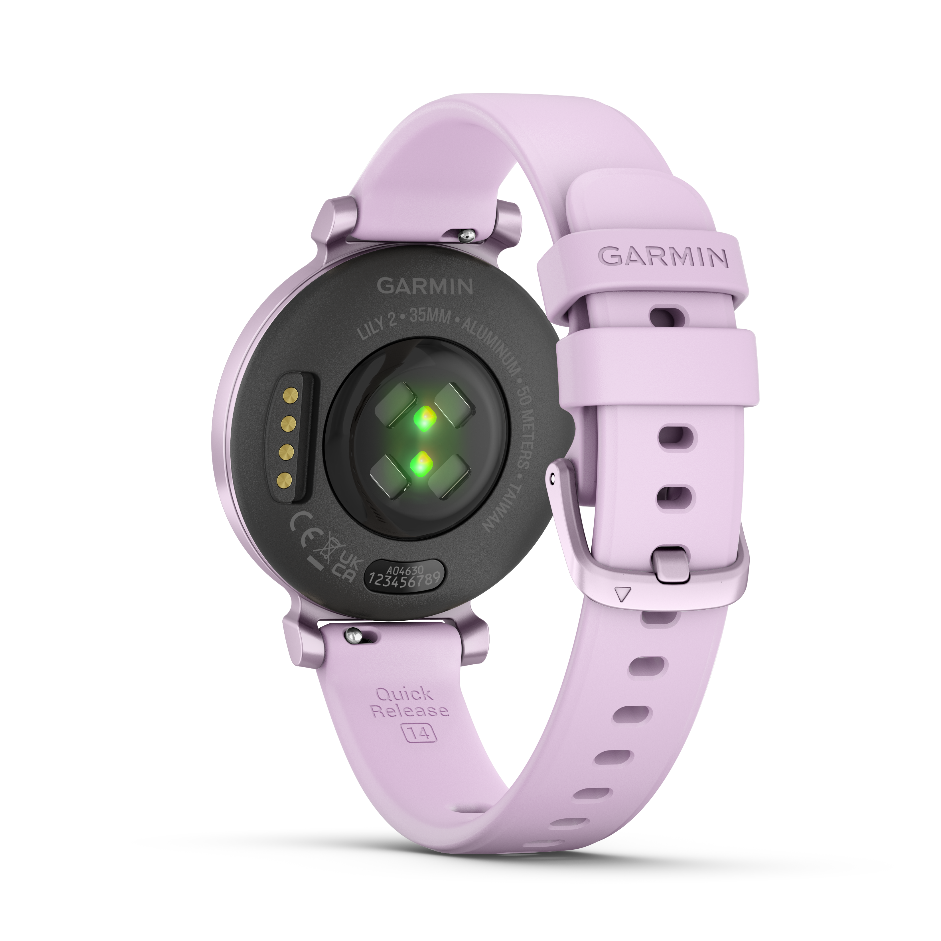 Garmin Lily Smartwatch with Silicone Band - Lilac