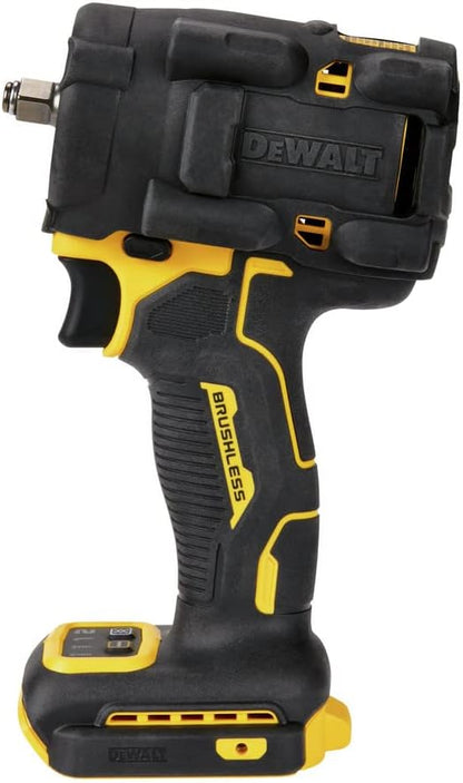 Dewalt  Atomic 20V MAX Brushless Lithium-Ion 3/8 in. Cordless Impact Wrench with Hog Ring Anvil- Tool Only