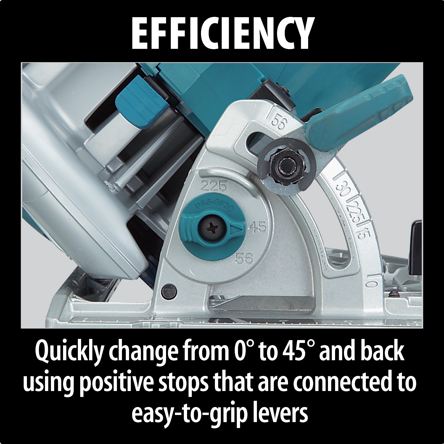 Scie circulaire Makita 8-1/4" en magnésium avec frein électrique