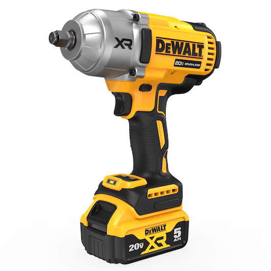 Dewalt 20V Max XR 1/2" High Torque Impact Wrench -  2 Batteries & Charger Kit