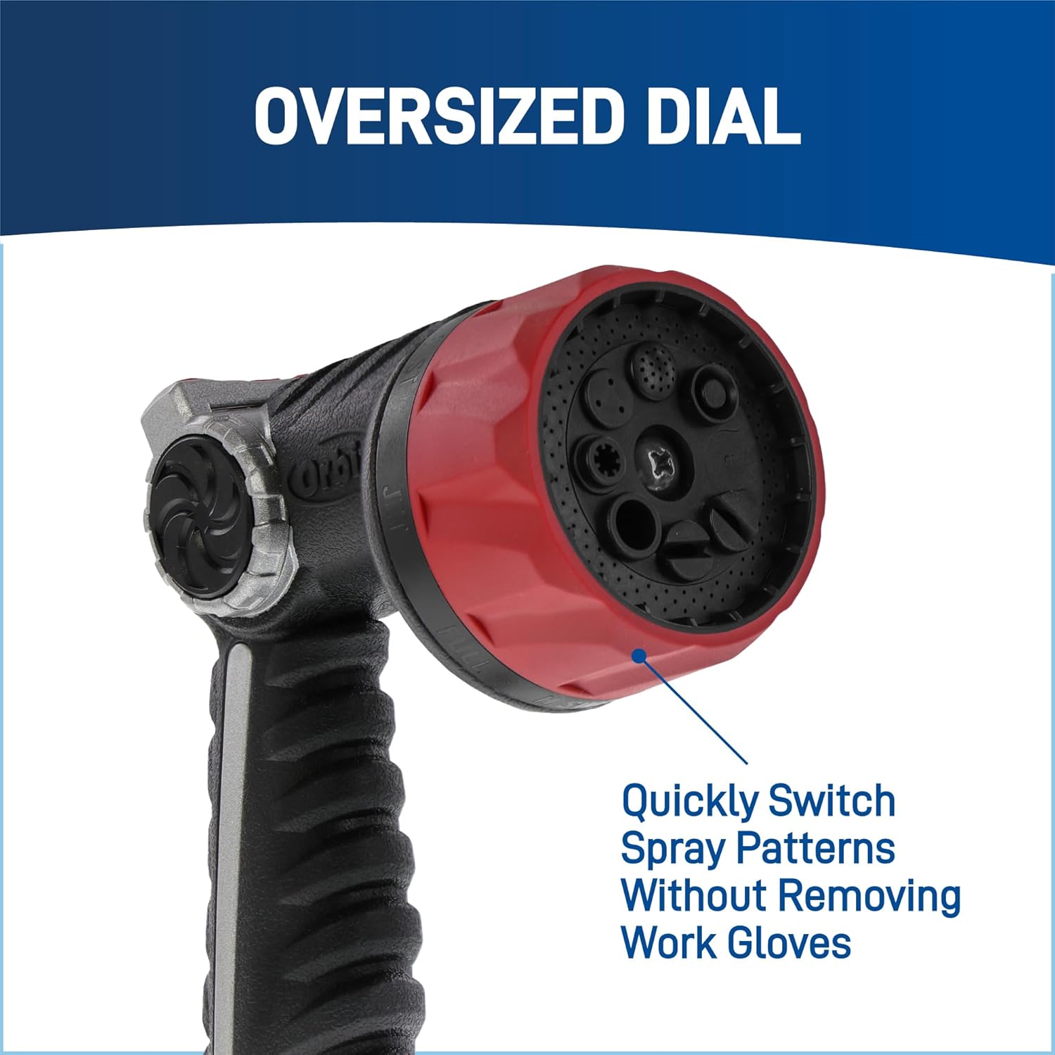 Orbit Pro Series 8-Pattern Thumb Control Hose Nozzle Sprayer (pulvérisateur à tuyau)