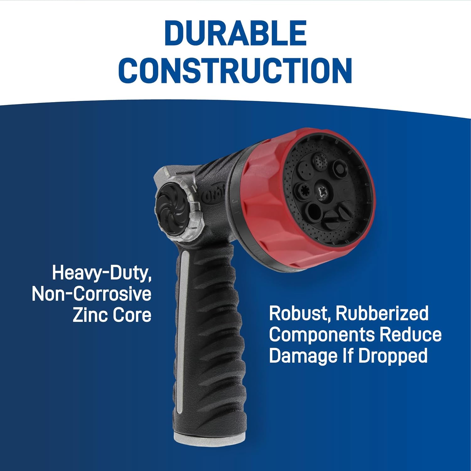 Orbit Pro Series 8-Pattern Thumb Control Hose Nozzle Sprayer