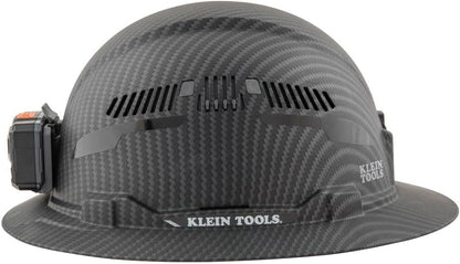 Casque de sécurité Klein Tools de classe C avec bandeau de transpiration rembourré et lampe rechargeable