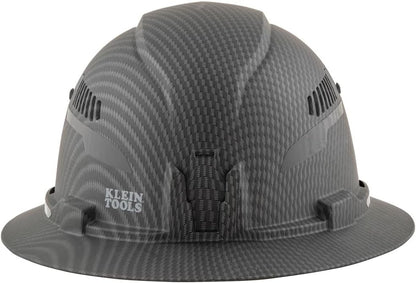 Klein Tools Class C Hard Hat with Padded Sweat-Wicking Sweatband & Rechargeable Lamp