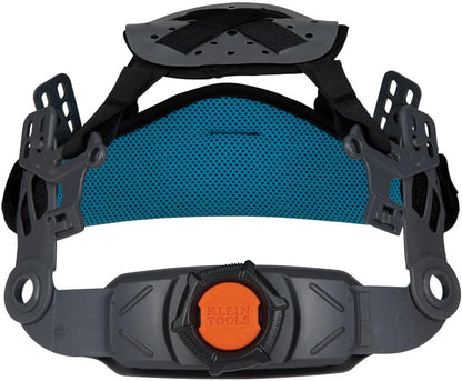 Klein Tools Class C Hard Hat with Padded Sweat-Wicking Sweatband & Rechargeable Lamp
