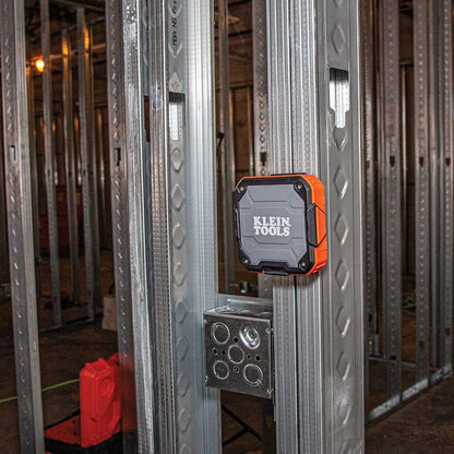 Klein Tools Wireless Portable Audio and Answers Calls Hands Free Bluetooth Speaker  with Magnetic Strap