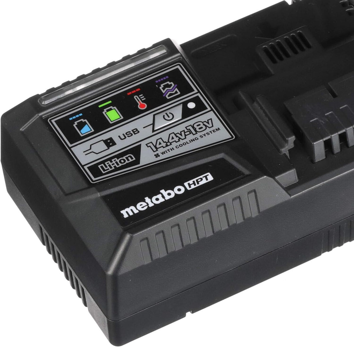 Metabo UC18YSL3M 18V HPT Rapid Battery Charger with USB Port