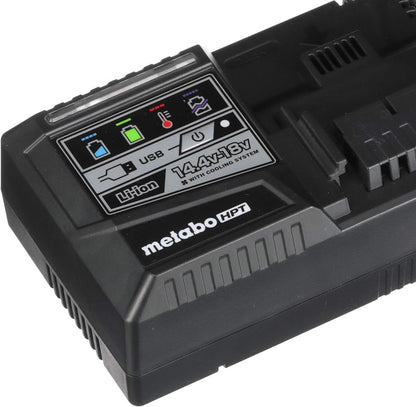 Metabo UC18YSL3M 18V HPT Rapid Battery Charger with USB Port