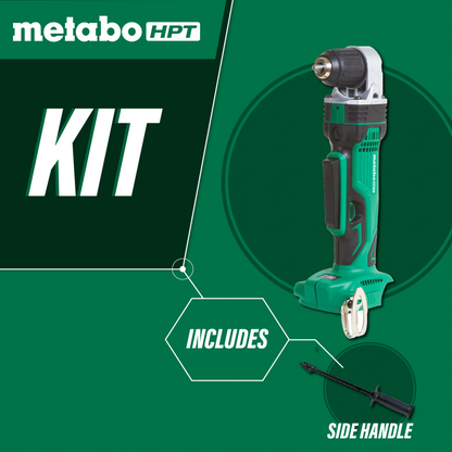 Metabo HPT 18V Cordless Right Angle Drill - Tool only