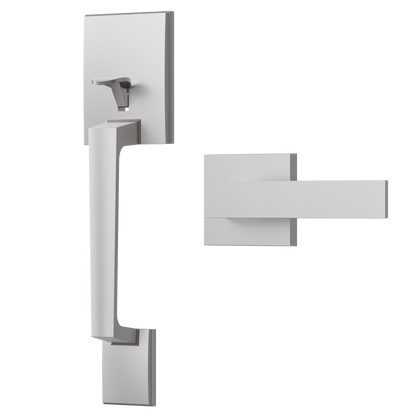 Black & Decker Smart Lock avec poignée d'entrée et passerelle - Argent
