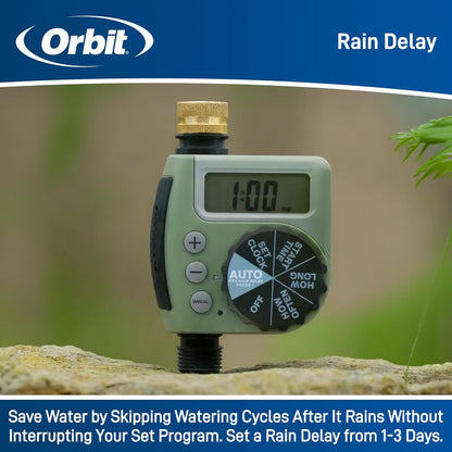 Orbit One Outlet Single Dial Hose Faucet Timer