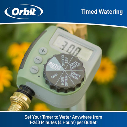 Orbit One Outlet Single Dial Hose Faucet Timer