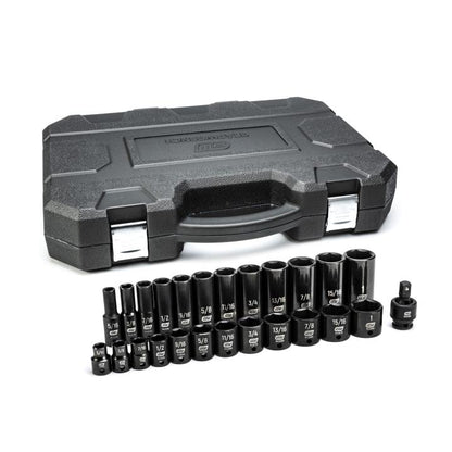 Gearwrench 3/8" 6PT SAE Drive Impact Socket Set - 25 Piece