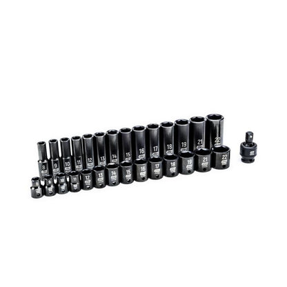 Gearwrench 3/8" 6PT Metric Drive Impact Socket Set - 29 Piece