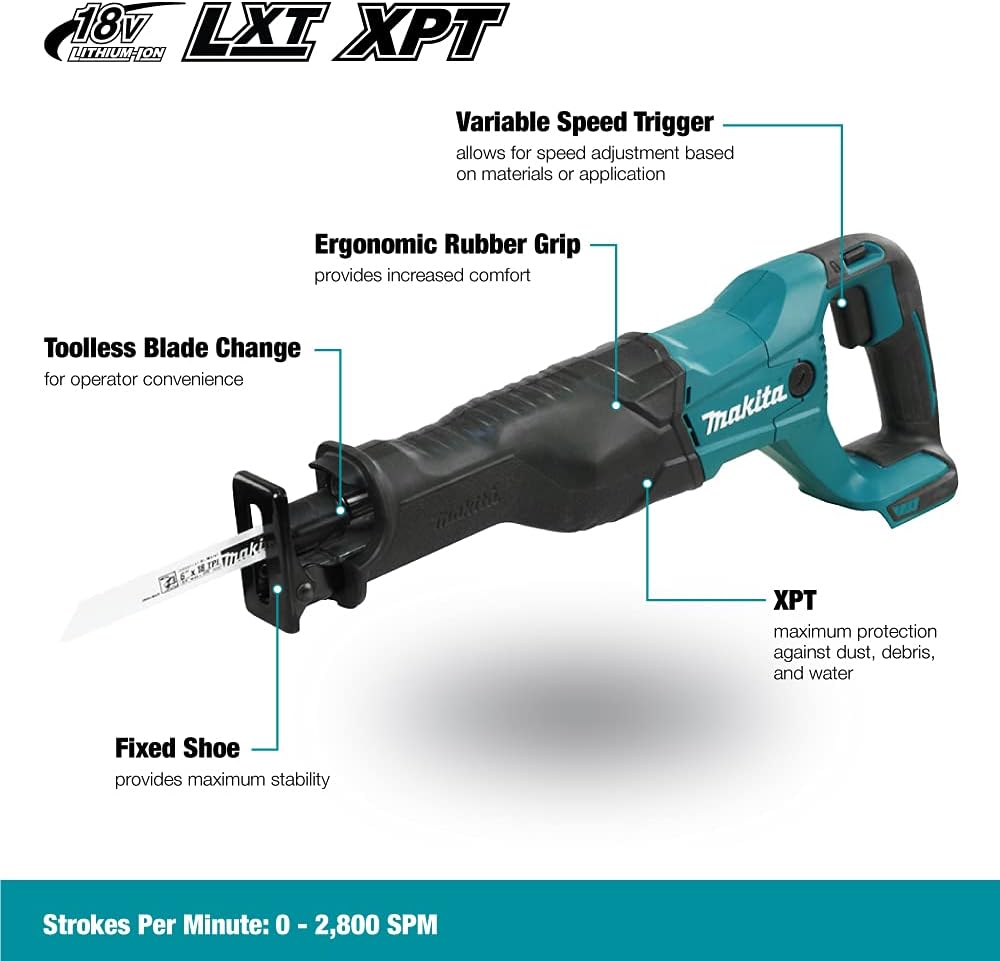 Makita 18V LXT 4PC Combo Kit 4.0Ah avec 2 batteries