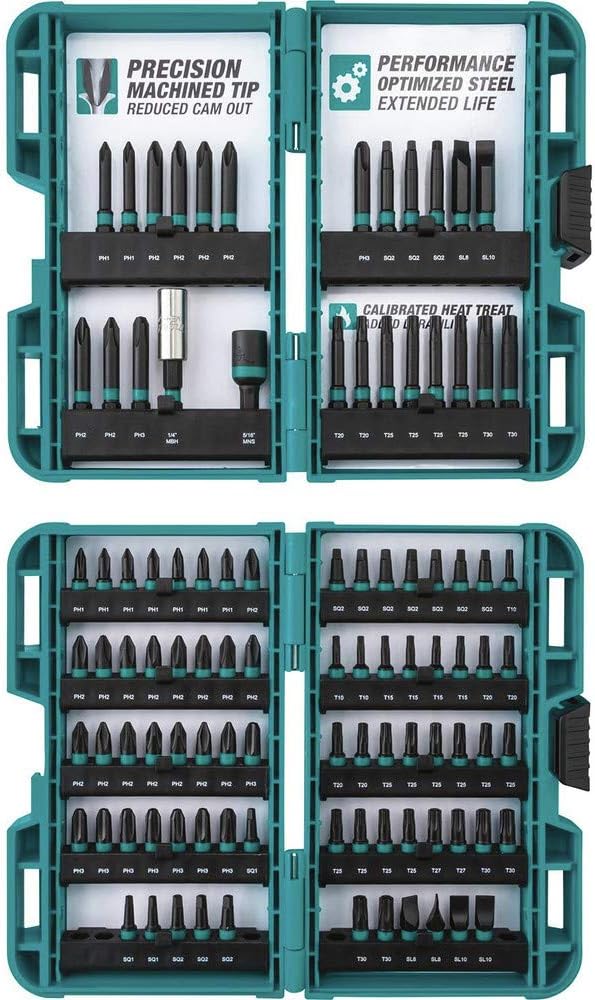Makita Jeu d'embouts pour visseuse à percussion - 100 PC