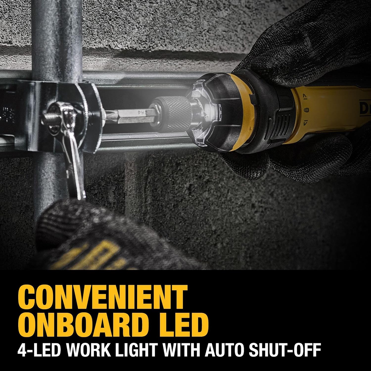 Tournevis sans fil Dewalt avec commande Flex Drive et embouts de vissage