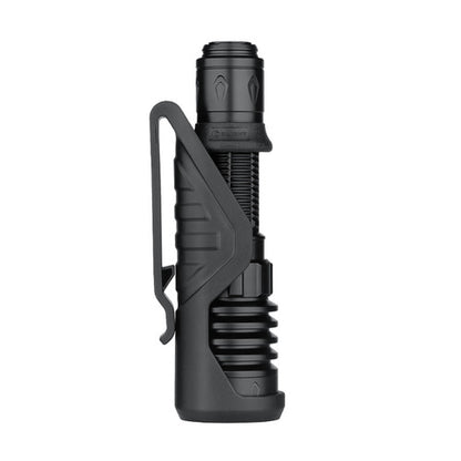 Olight Warrior X 4 LED Tactique Rechargeable Flashlight 2600 Lumens avec Indicateur de Niveau de Batterie Tri-Couleur - Noir