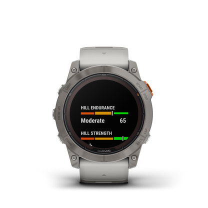 Garmin Fenix 7x Pro-Sapphire Solar GPS Smartwatch - Fog Gray