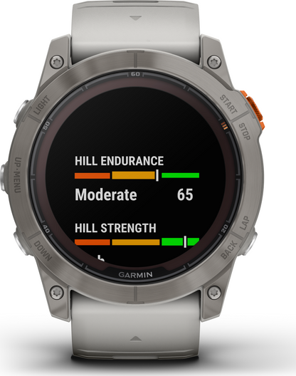 Garmin Fenix 7x Pro-Sapphire Solar GPS Smartwatch - Fog Gray
