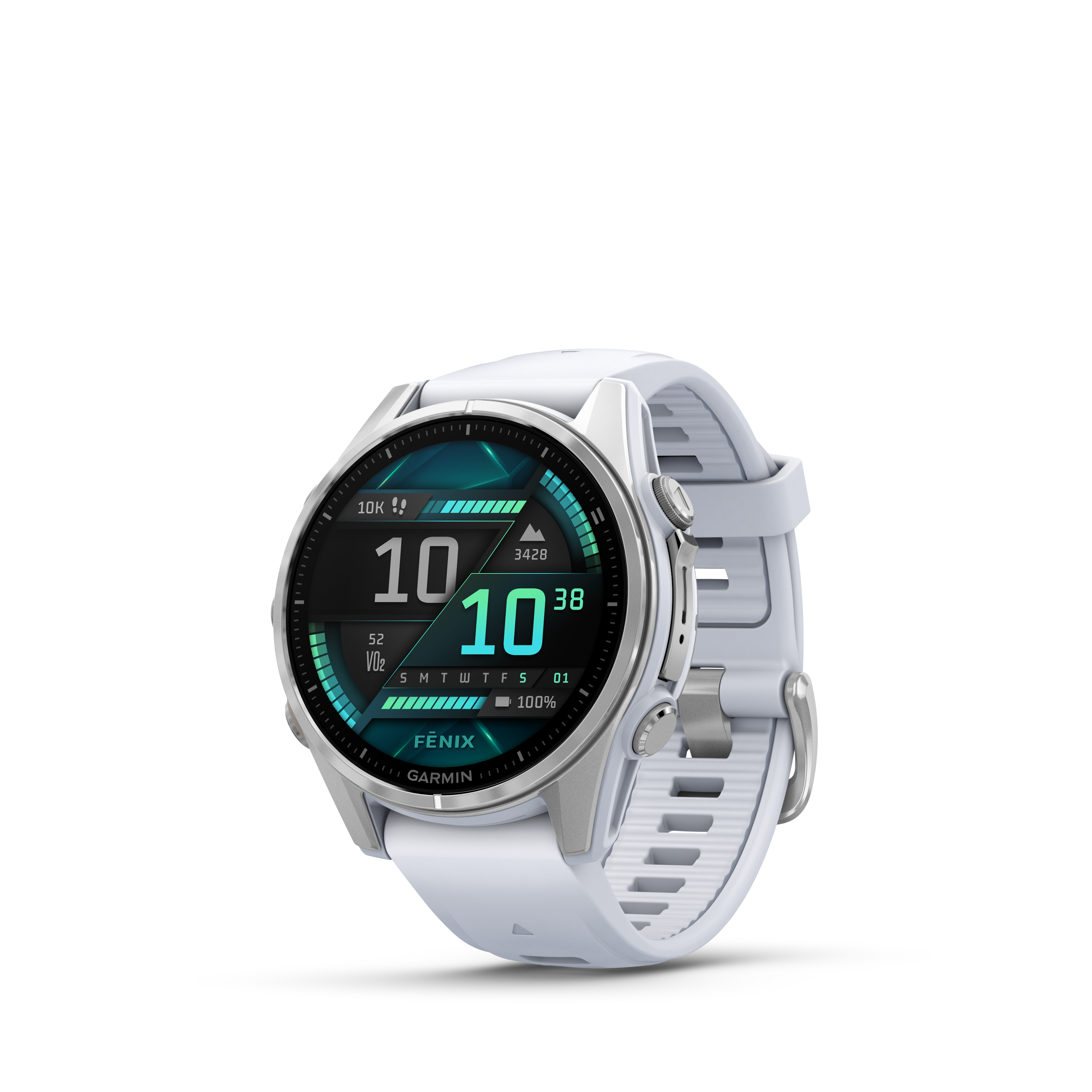 Garmin Fenix 8 43mm Amoled - Silver