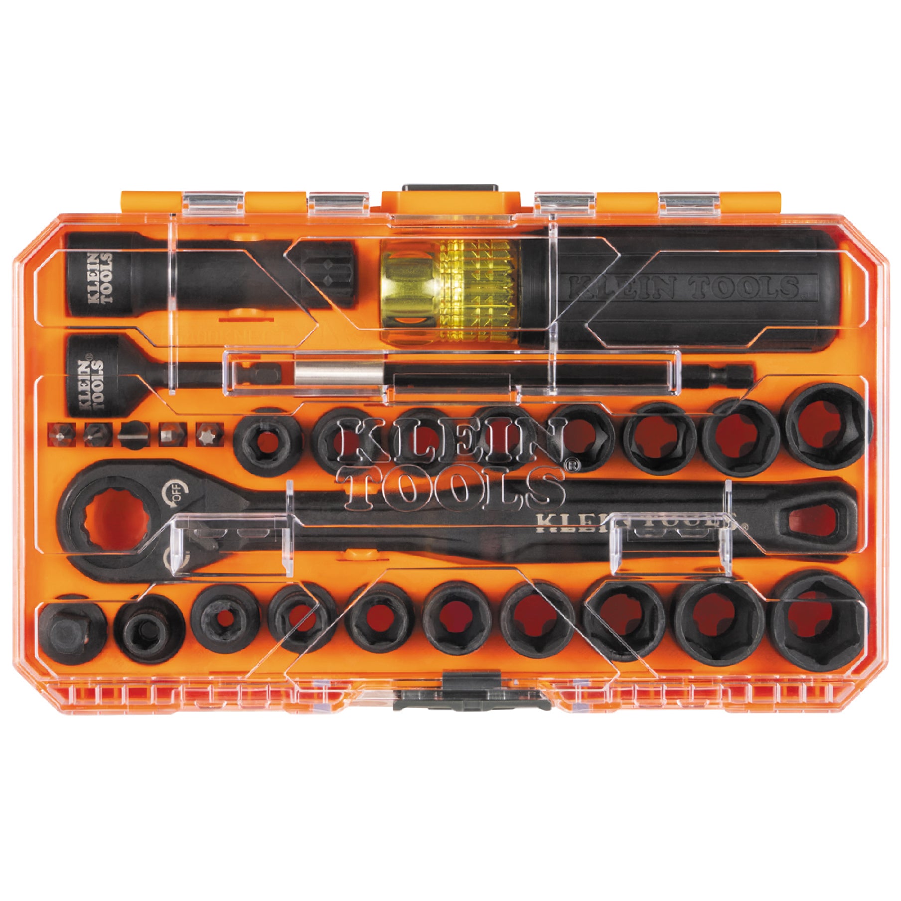 Klein Tools SAE Metric Essential Pass Through Impact Socket Set