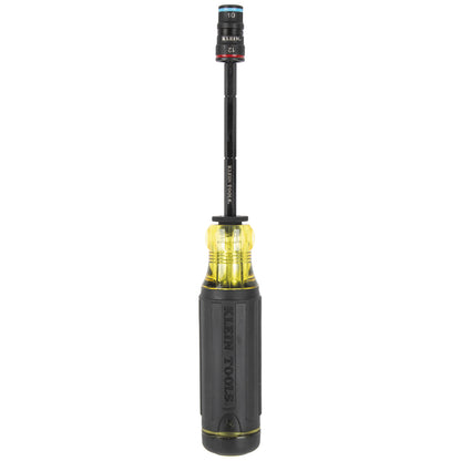Klein Tools 8"-1 Metric Multi-Bit Socket Set Impact Rated with 4 Flip Sockets & 8 Hex Driver Sizes