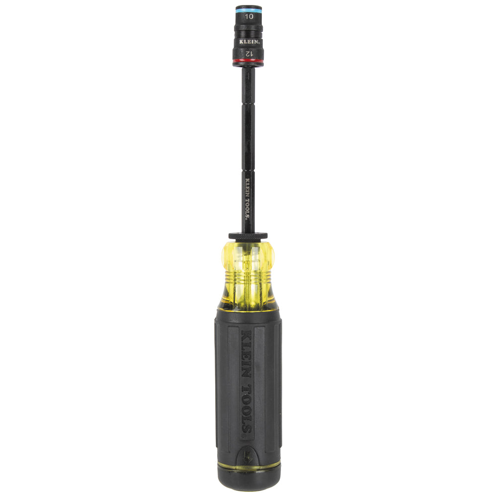 Klein Tools 8"-1 Metric Multi-Bit Socket Set Impact Rated with 4 Flip Sockets & 8 Hex Driver Sizes