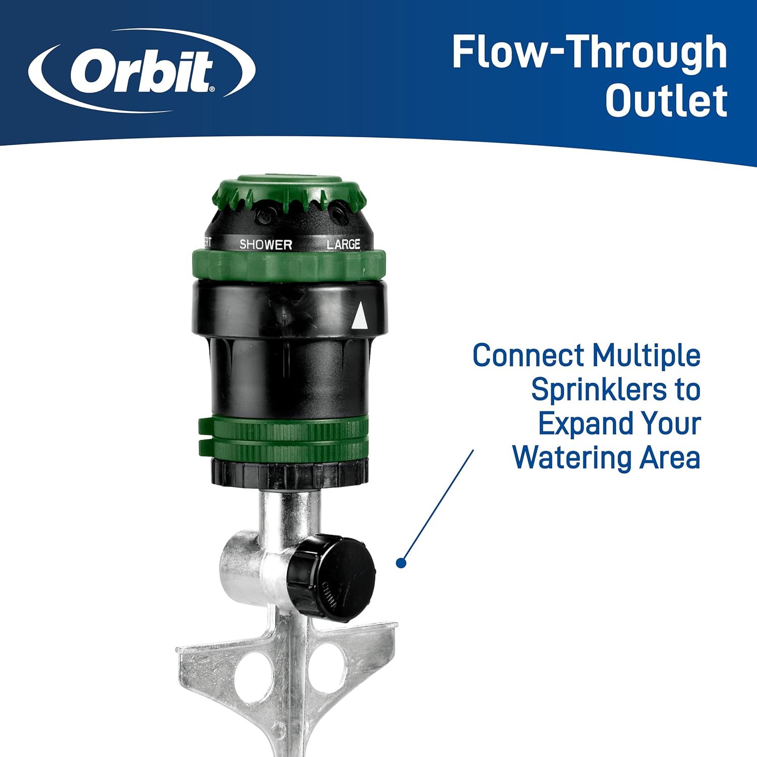 Orbit H2O - 6 Gear Drive Sprinkler - 3 Pack