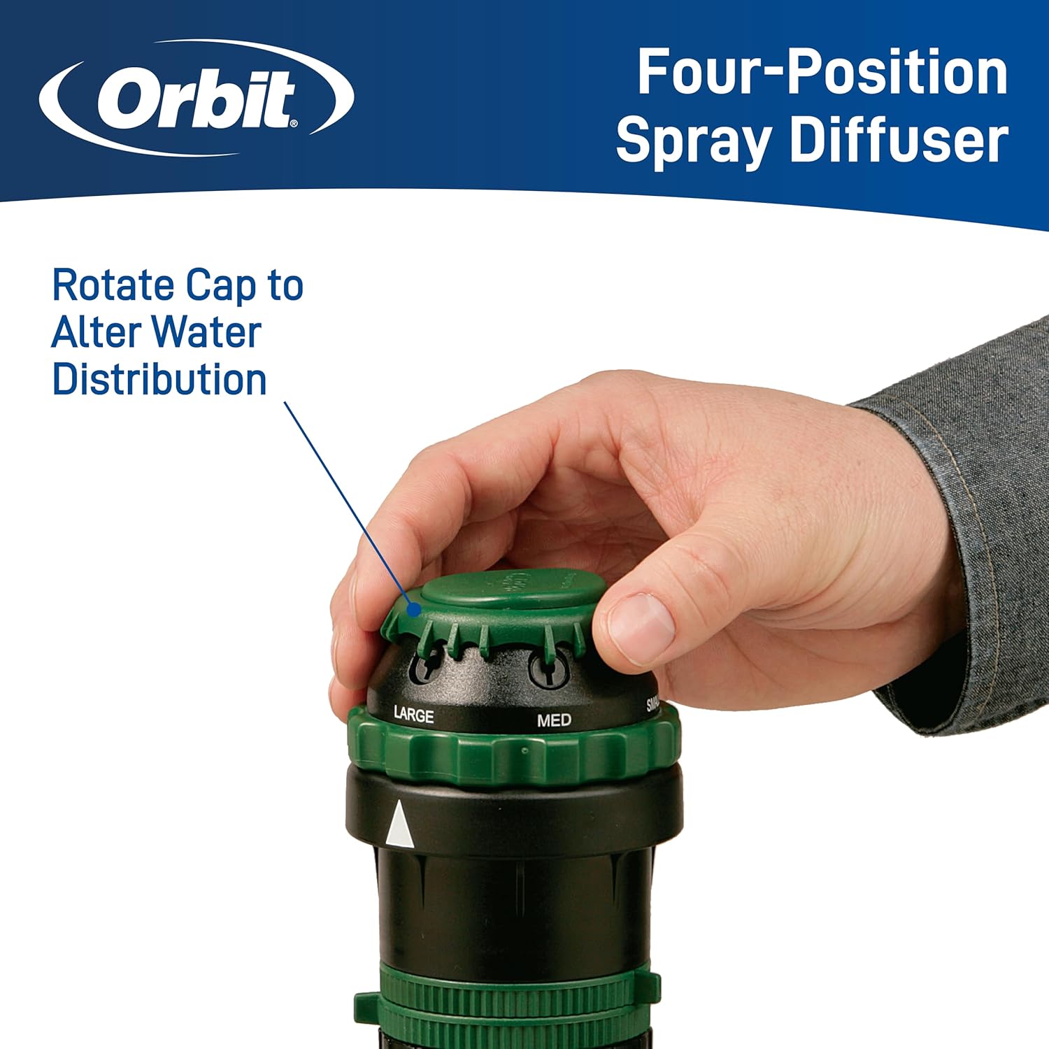 Orbit H2O - 6 Gear Drive Sprinkler - 3 Pack