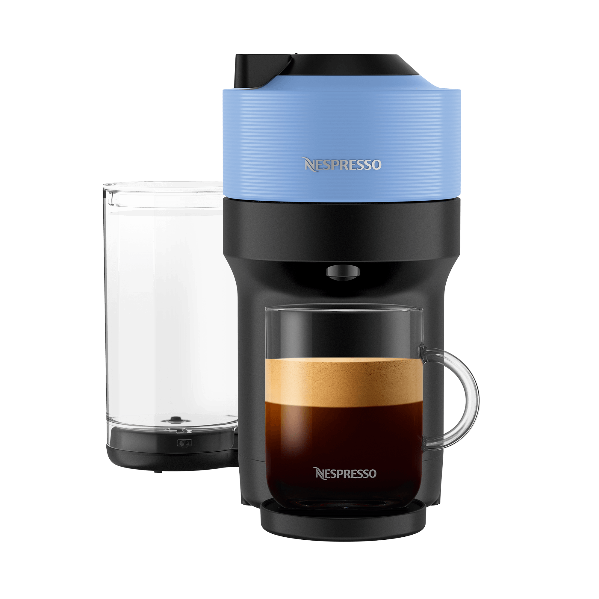 Nespresso Vertuo Pop+ Coffee and Espresso Machine by De'Longhi - Pacific Blue