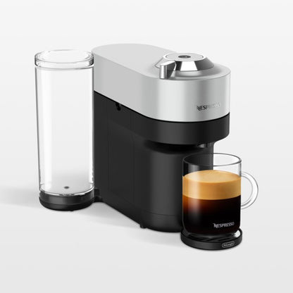 Nespresso Vertuo Pop Deluxe Coffee and Espresso Machine by Breville - Silver