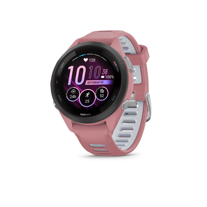 Garmin Forerunner 265S Smartwatch - Light Pink