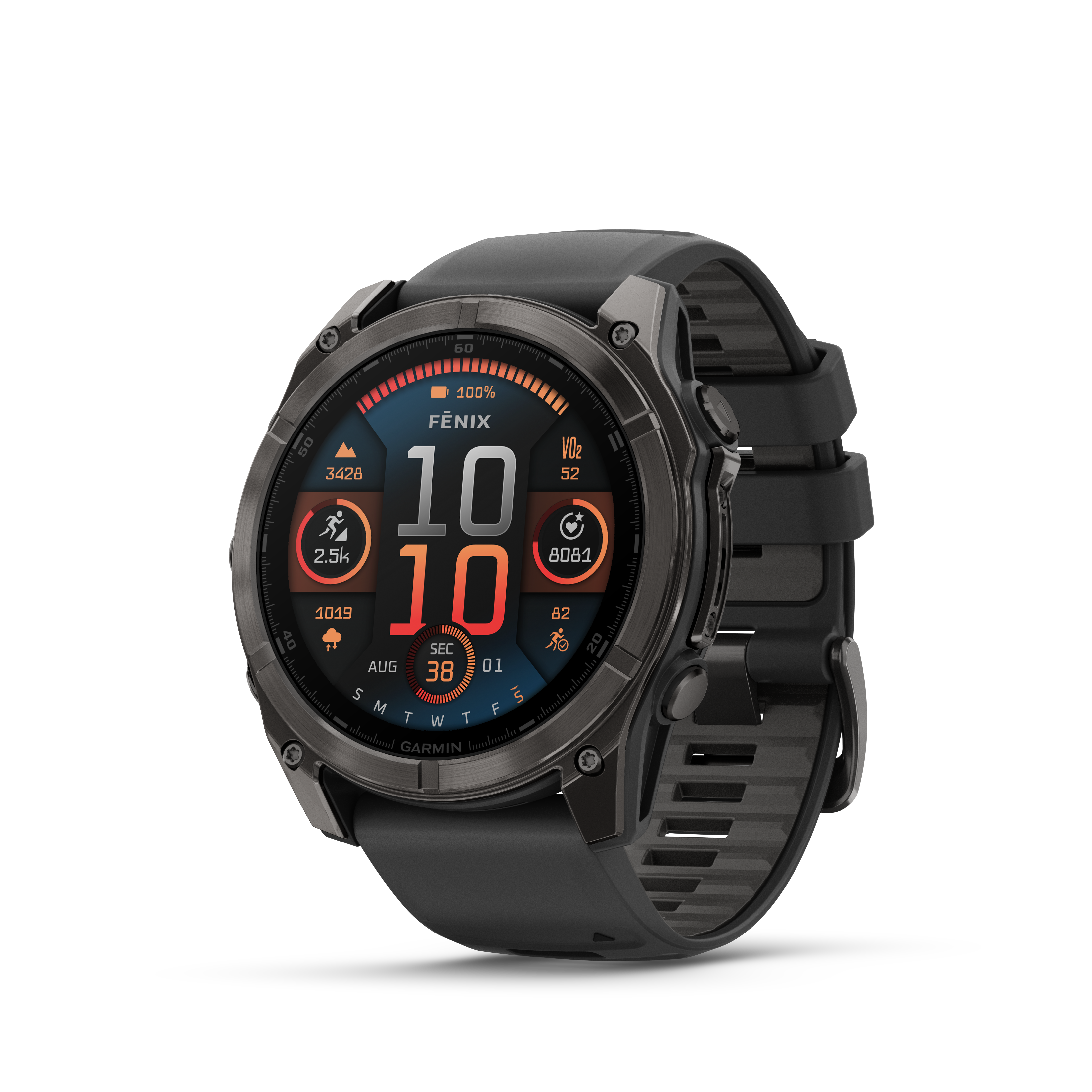 Garmin Fenix 8 51mm Amoled Sapphire-  Carbon Gray