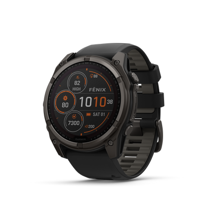 Garmin Fenix 8 51mm Solar Sapphire - Carbon Gray