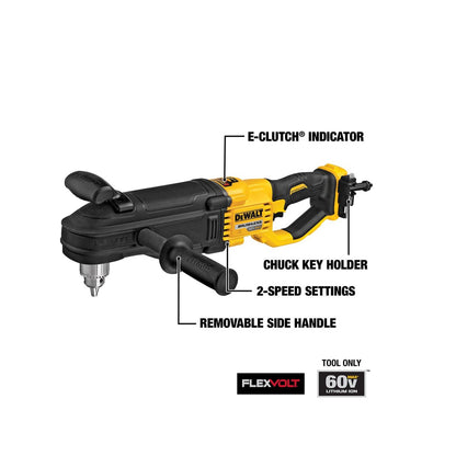 Dewalt 60V Max Flexvolt In-line Stud& Joist Drill-Tool only