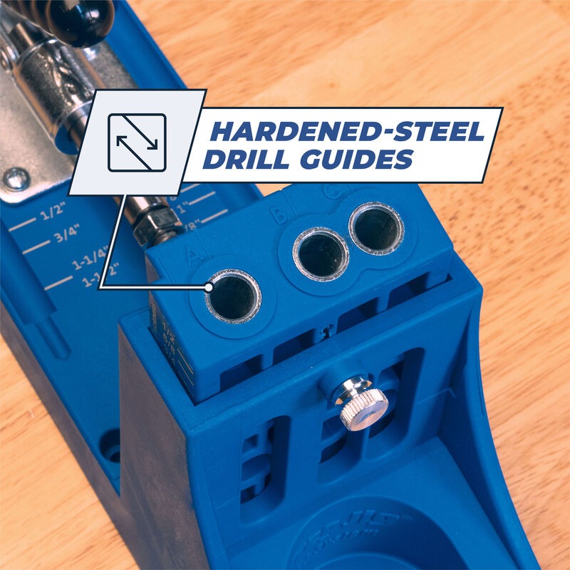 Kreg Pocket Hole Jig pour les matériaux de 1/2" à 1 1/2" d'épaisseur