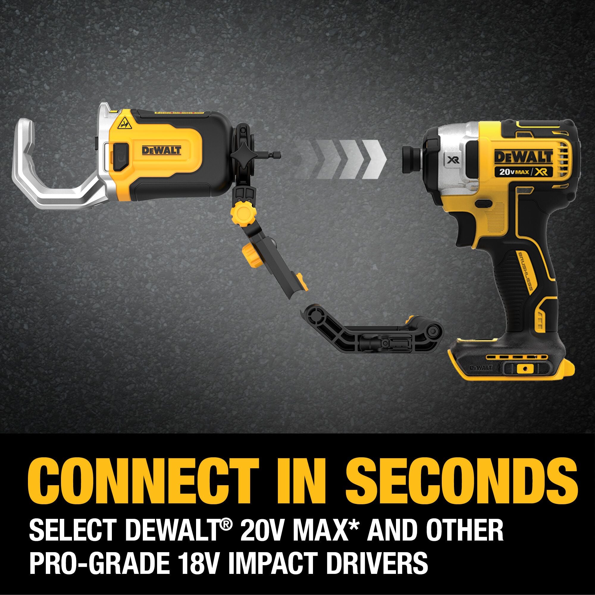 Dewalt Impact Ready PVC Cutter with Brace Bracket (coupeur de PVC prêt à l'emploi avec support)
